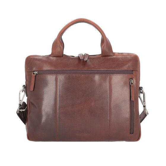 Leonhard Heyden Roma briefcase leather 38 cm laptop compartment