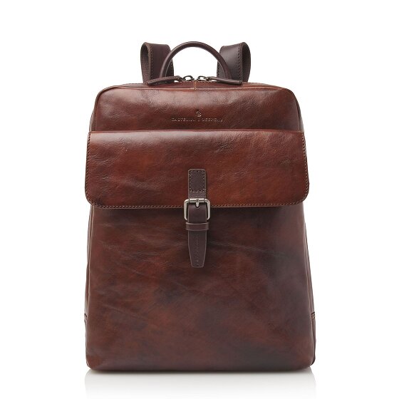 Castelijn & Beerens Rien backpack RFID leather 40 cm laptop compartment