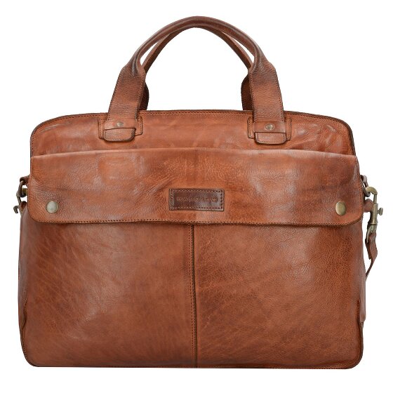 Harold's Saddle briefcase leather 41 cm laptop compartment