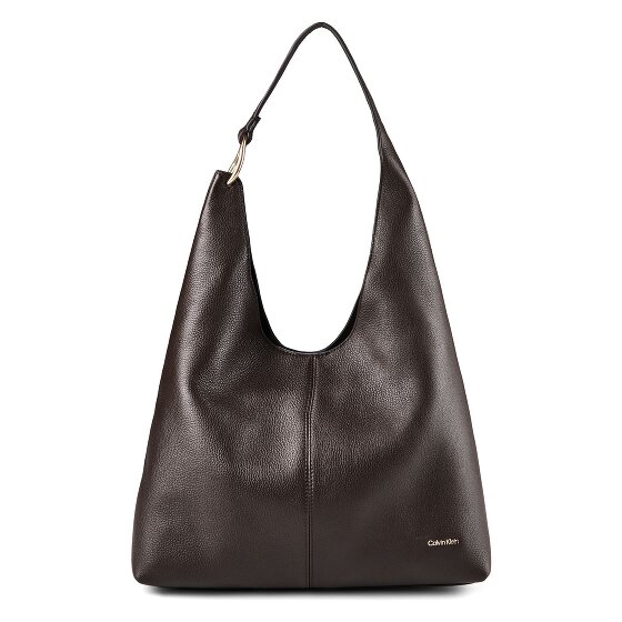 Calvin Klein Slouchy Shoulder Bag Genuine Leather 44 cm