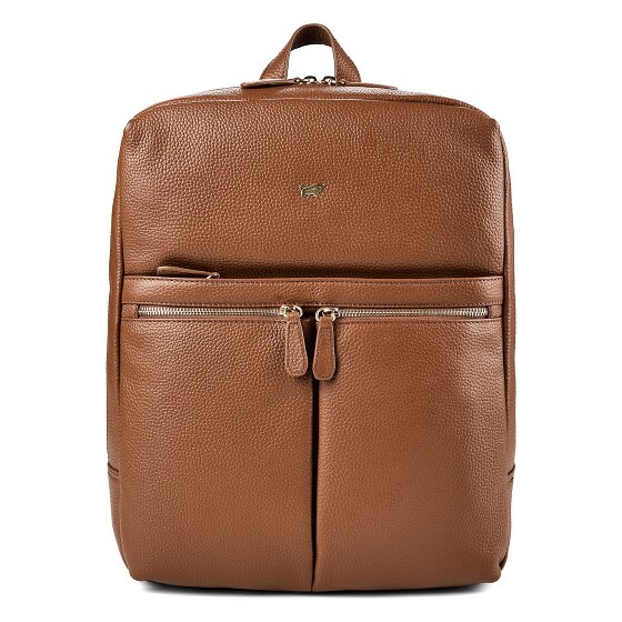 Braun Büffel Hanna Business backpack M Genuine Leather 40 cm Laptop compartment