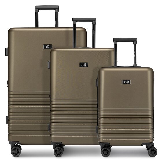 camel active Hanoi 4 wheels Suitcase set 3-piece with expansion pleat