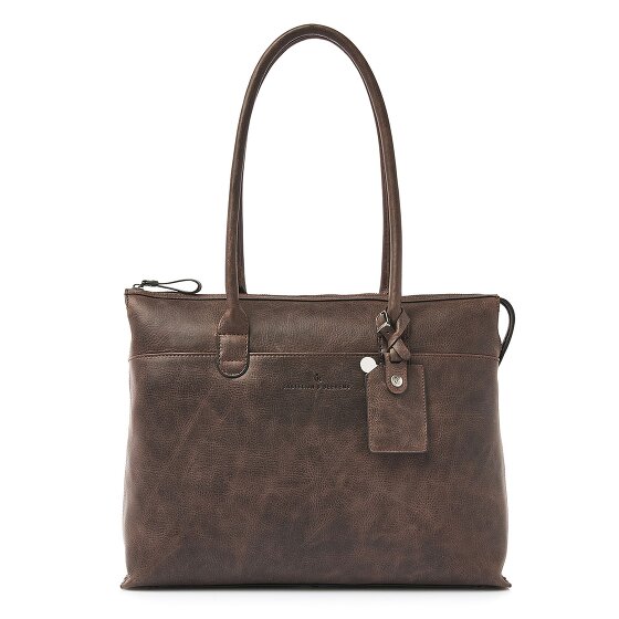 Castelijn & Beerens Carisma shoulder bag RFID leather 40 cm laptop compartment