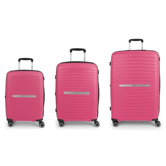 Gabol Shinyuu 4 wheels Suitcase set 3-piece with expansion pleat