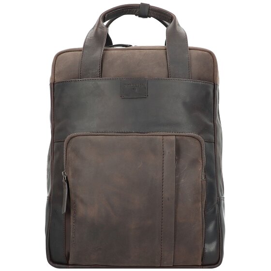Strellson Brick Lane backpack leather 42 cm laptop compartment