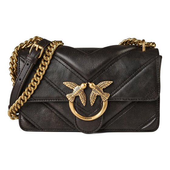 PINKO Love One Mini Shoulder bag Genuine Leather 21 cm