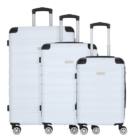 Nowi Rhodos 4 wheels Suitcase set 3-piece