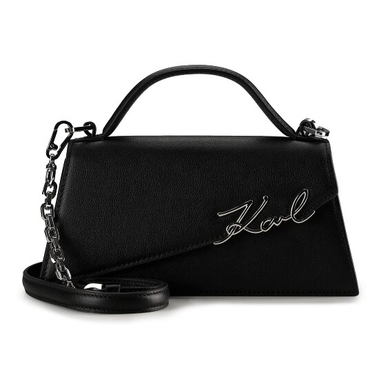 Karl Lagerfeld Signature Handbag Leather 24 cm