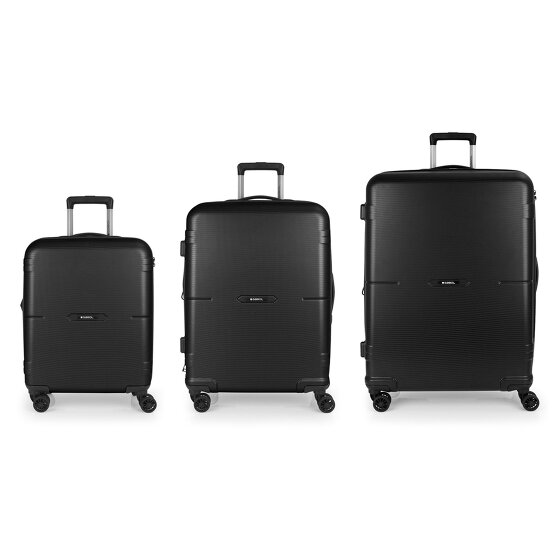 Gabol Bari 4 wheels Suitcase set 3-piece with expansion pleat