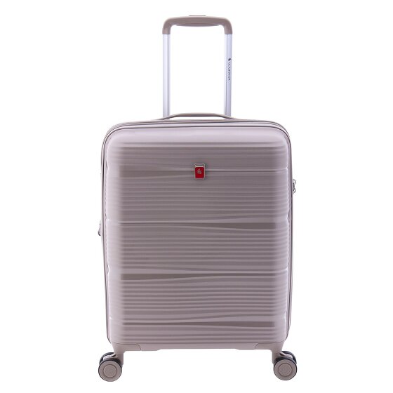 Gladiator 0800 4 wheels Cabin trolley 55 cm with expansion pleat
