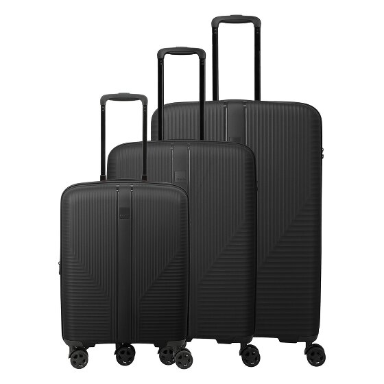 Travelite Air Stripe 4 wheels Suitcase set 3-piece Expandable