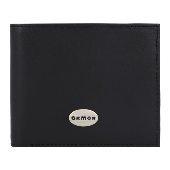 oxmox Leather Wallet RFID protection Leather 12 cm