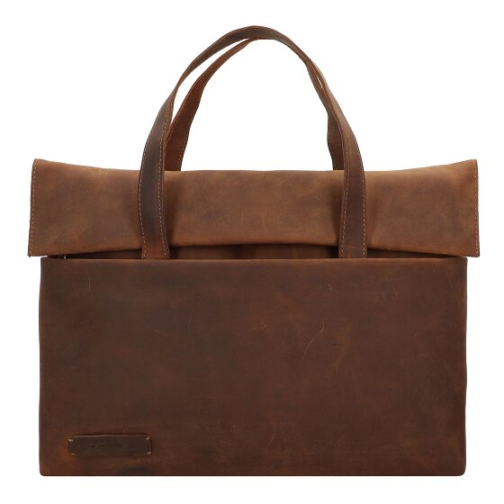 Plevier 500 series briefcase leather 42 cm laptop compartment