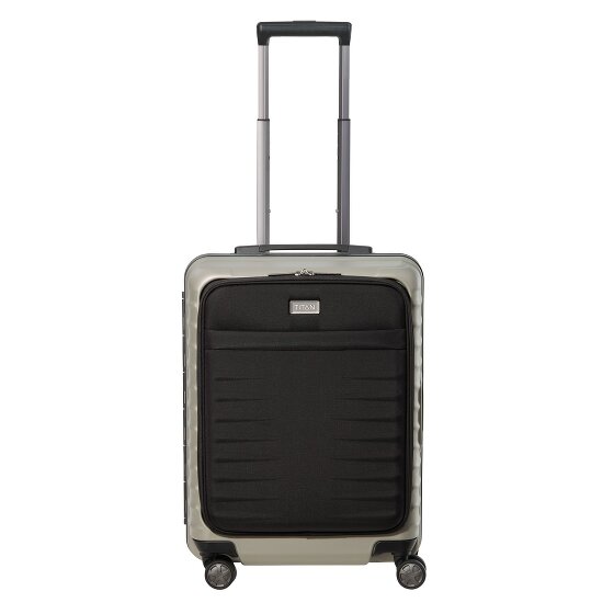 Titan Litron Frame 4 wheels Cabin trolley 55 cm Laptop compartment