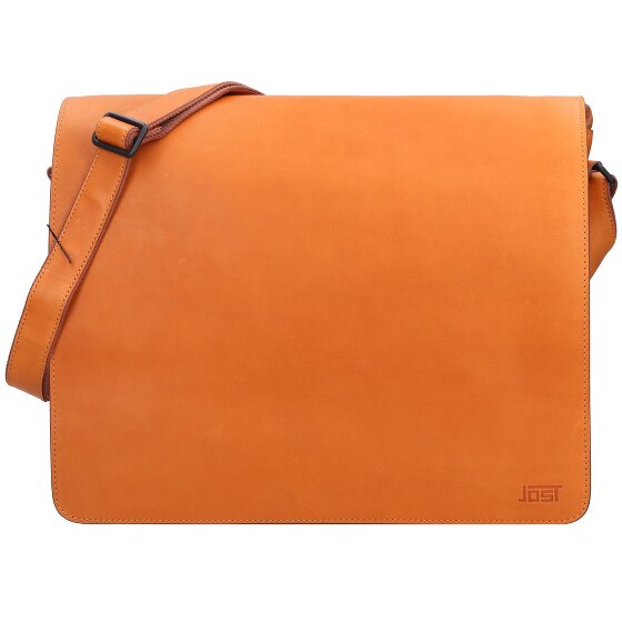 Jost Futura shoulder bag L leather 35 cm laptop compartment