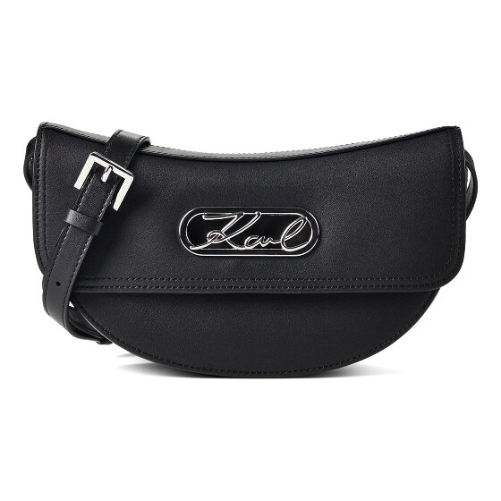 Karl Lagerfeld Signature Shoulder bag Genuine Leather 25 cm