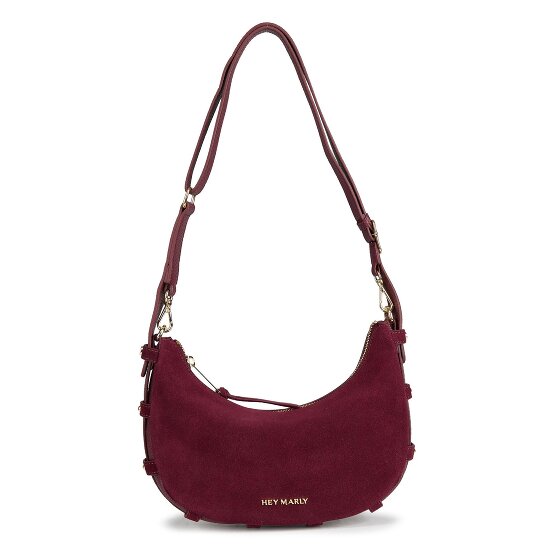 Hey Marly Lifetime Sister Suede Shoulder Bag Leather 25 cm