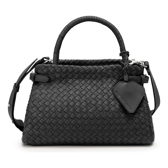 LES VISIONNAIRES Issac Weave Handbag Leather 31 cm