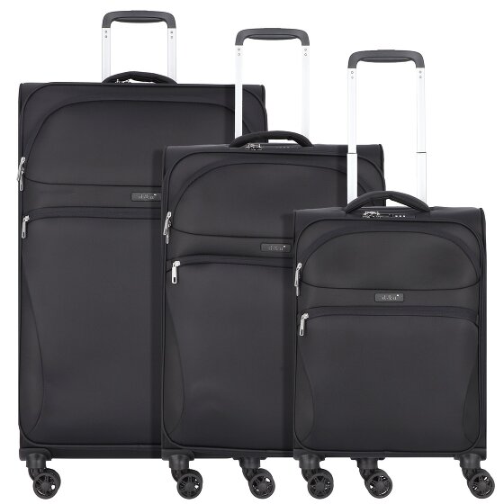d&n Travel Line 9104 4 wheels Suitcase set 3-piece