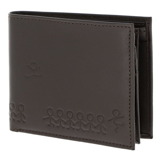 oxmox Leather Wallet RFID protection Genuine Leather 10 cm