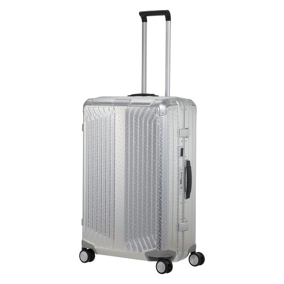Samsonite Lite-Box Alu Boss Edition 4-Wheel Aluminum Trolley, 76 cm
