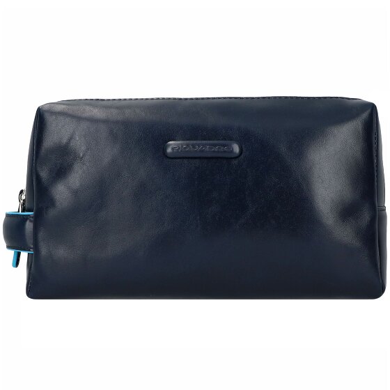 Piquadro Blue Square Toiletry bag Genuine Leather 25 cm