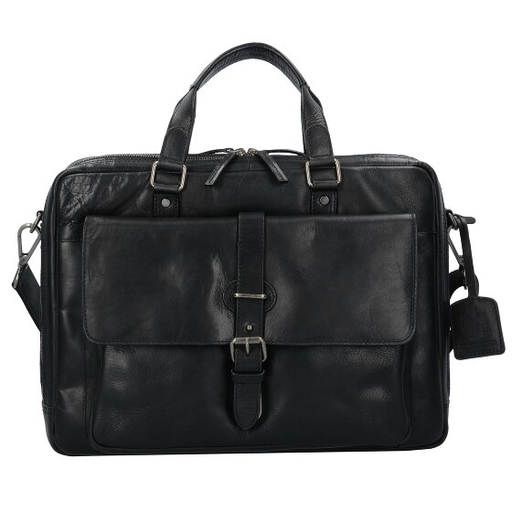 Leonhard Heyden Roma briefcase leather 40 cm laptop compartment