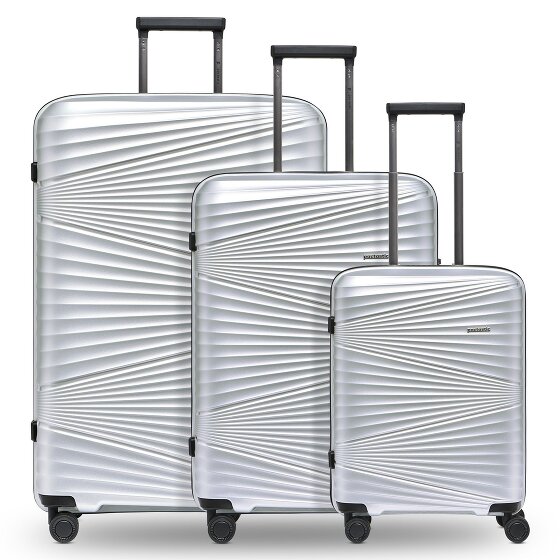 Pactastic Collection 02 THE THREE SET 4 wheels Suitcase set 3-piece