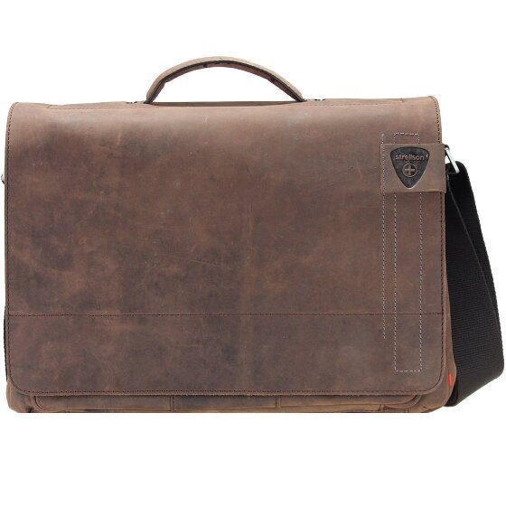 Strellson Richmond Messenger leather 40 cm laptop compartment