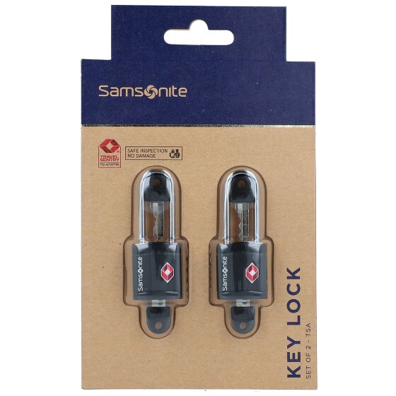 Samsonite Global travel accessories TSA luggage lock set of 2 cm