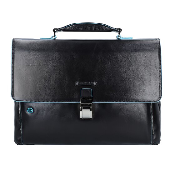 Piquadro Blue Square Briefcase II leather 40 cm laptop compartment