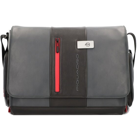 Piquadro Urban Messenger leather 36 cm laptop compartment