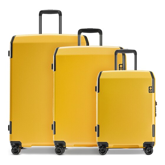 Echolac Logic Pro 4 wheels Suitcase set 3-piece with expansion pleat
