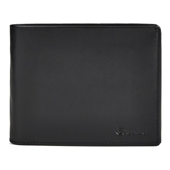 Esquire Silk Wallet RFID protection Genuine Leather 12 cm