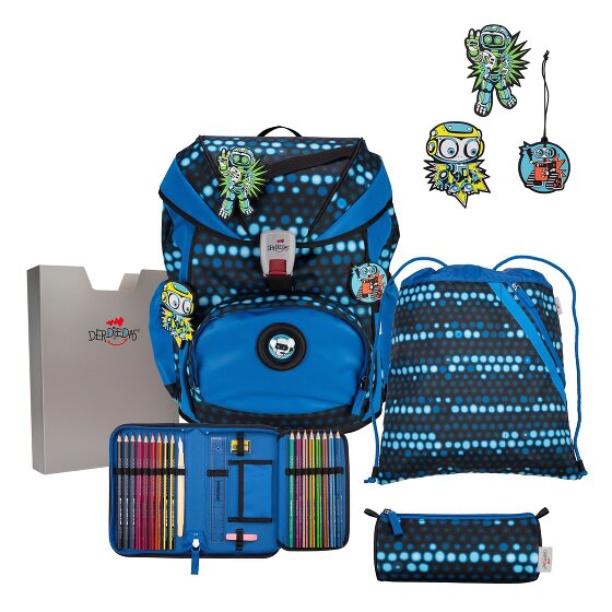 DerDieDas ErgoFlex Superflash school bag set 5pcs.