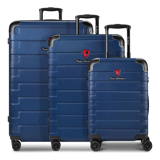 Tonino Lamborghini Tonino Lamborghini Milano Trolley 3-SET with expansion fold and XL Trunk
