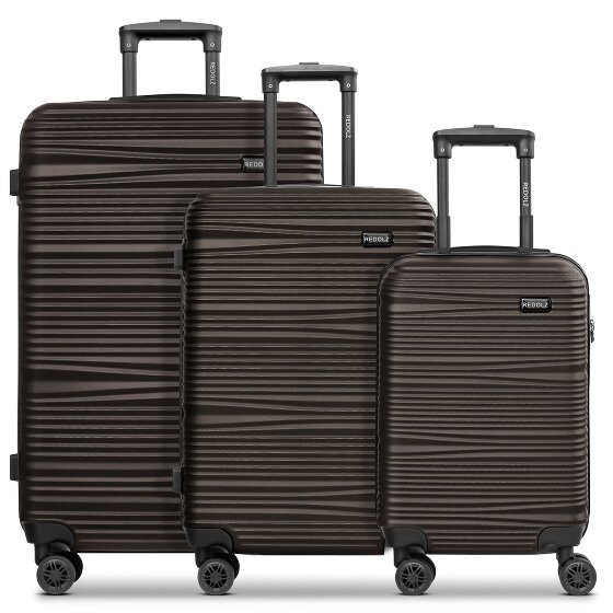 Redolz Essentials 16 3-SET 4 wheels Suitcase set 3-piece