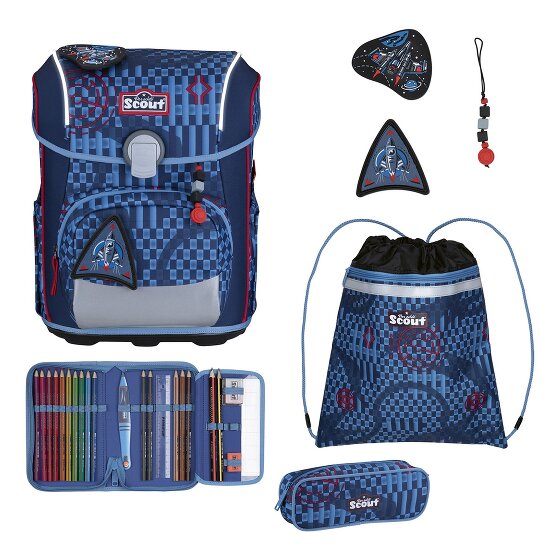 Scout Neo Exklusiv Safety Light School bag set 5-piece