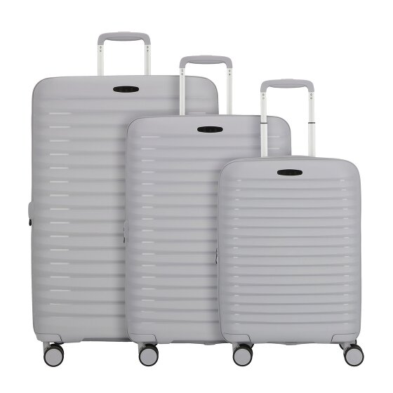 d&n Travel Line 4500 4 wheels Suitcase set 3-piece with expansion pleat