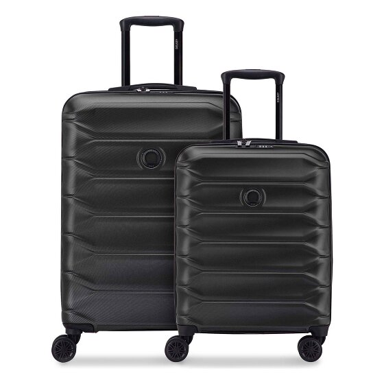 Delsey Paris Meteor 4-wheel Suitcase set S+M expandable