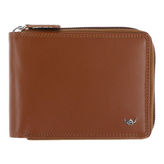Golden Head Polo Wallet RFID protection Genuine Leather 12.5 cm