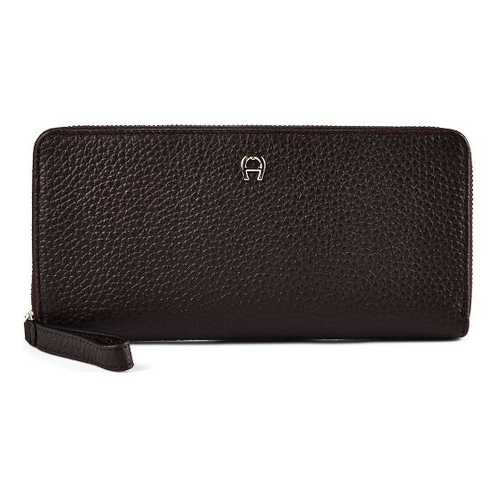 Aigner Pura Wallet RFID protection Genuine Leather 20 cm