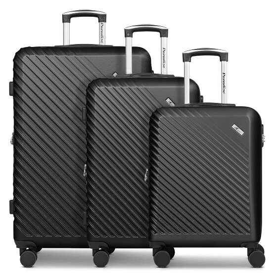 Check.In Paradise 2.0 4 wheels Suitcase set 3-piece with expansion pleat