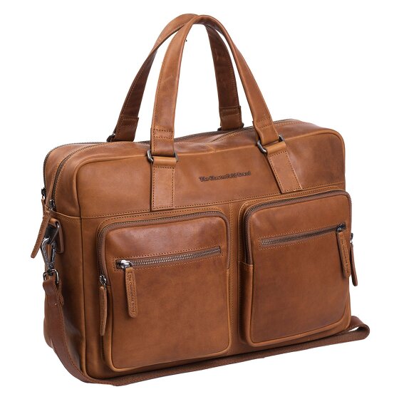 The Chesterfield Brand Wax Pull Up Briefcase Leather 43 cm Laptop compartment