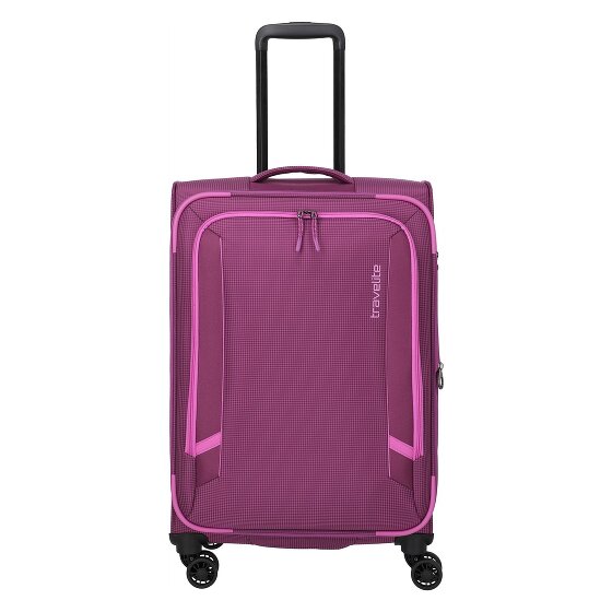 Travelite Corsiica 4 wheels Trolley M 67 cm with expansion pleat