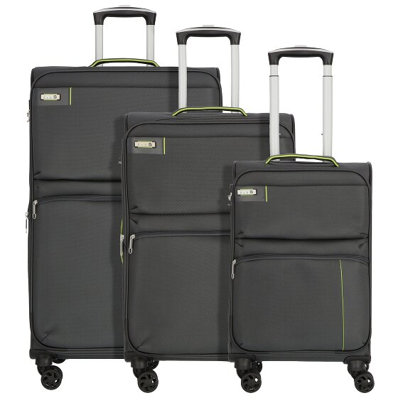 d&n Travel Line 6704 4 wheels Suitcase set 3-piece