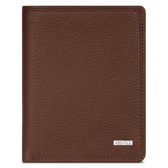 Redolz Leather Essentials HF RFID Leather Wallet, 9.5 cm, Fold-Out