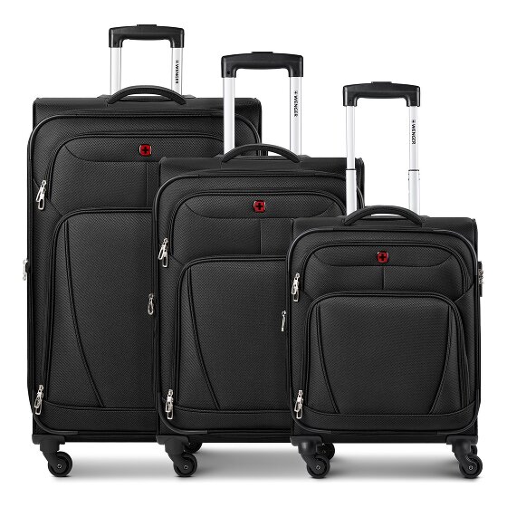 Wenger Beaumont 4 wheels Suitcase set 3-piece with expansion pleat