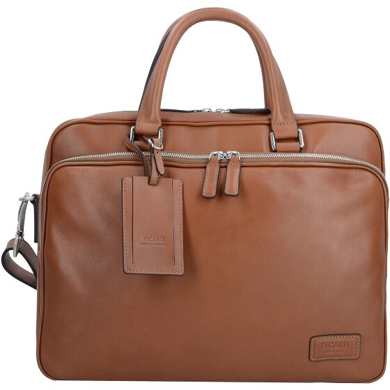 Picard Authentic briefcase leather 38 cm laptop compartment