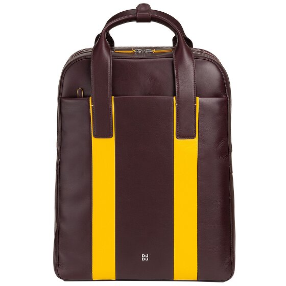 DuDu Backpack leather 40 cm laptop compartment